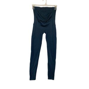 BLANQI EVERYDAY Maternity Belly Support Leggings Teal / Grey Wmns Size Medium